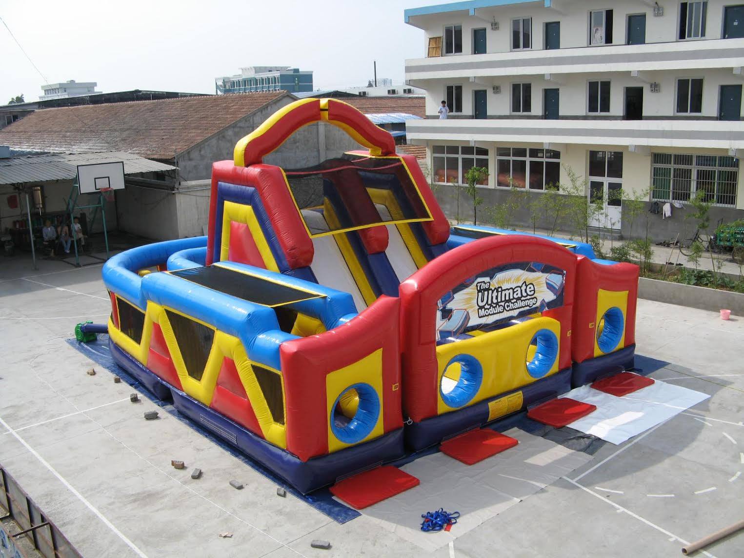Ultimate Obstacle Challenge outdoor Amusement Inflatable for Public Events and Festivals
